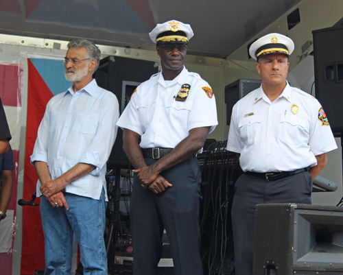 Mayor Jackson, Chief Williams and Chief Calvillo