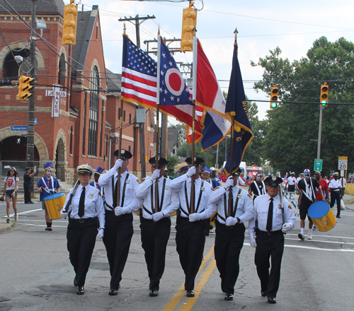 Color Guard at Puerto Rican Parade in Cleveland