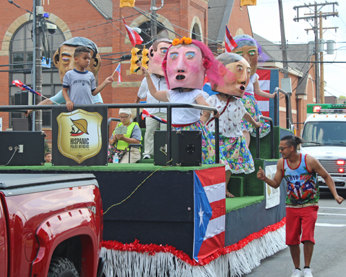 Hispanic Police Officers Association  at 2018 Puerto Rican Parade in Cleveland