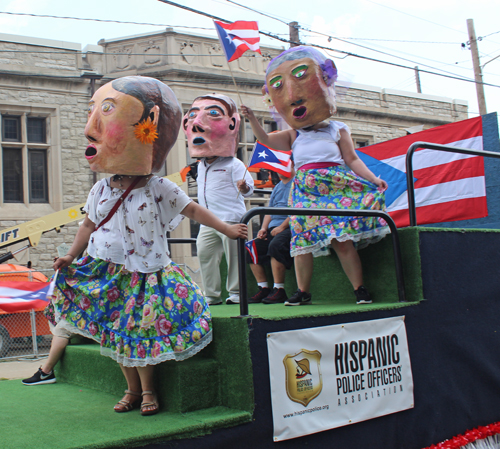 Hispanic Police Officers Association  at 2018 Puerto Rican Parade in Cleveland