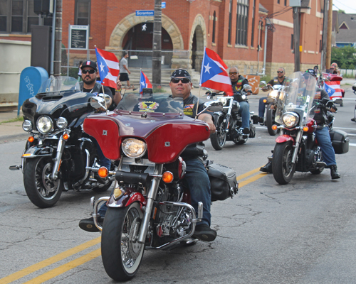 Latin American Motorcycle Association at  2018 Puerto Rican Parade in Cleveland