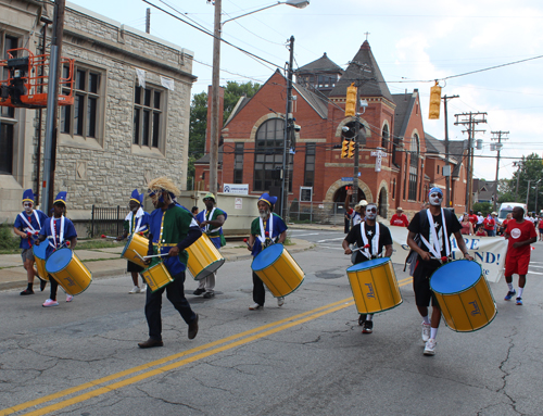 drummers at Puerto Rican Parade in Cleveland