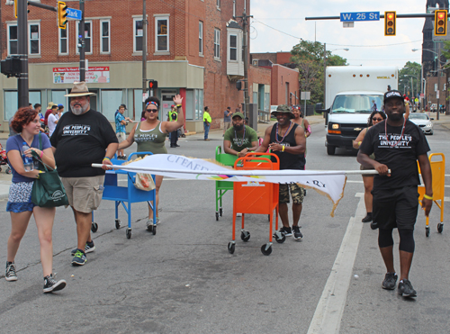 Cleveland Public Library at 50th Annual Puerto Rican Parade celebration in the city of Cleveland