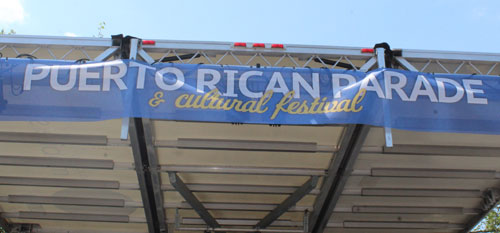 2019 Puerto Rican Festival in Cleveland sign