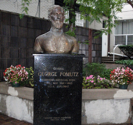 Romanian General George Pomutz statue