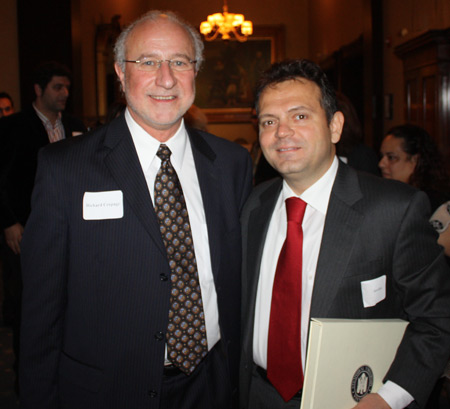 Richard Crepage of CCWA and Romanian Ambassador Adrian Vierita