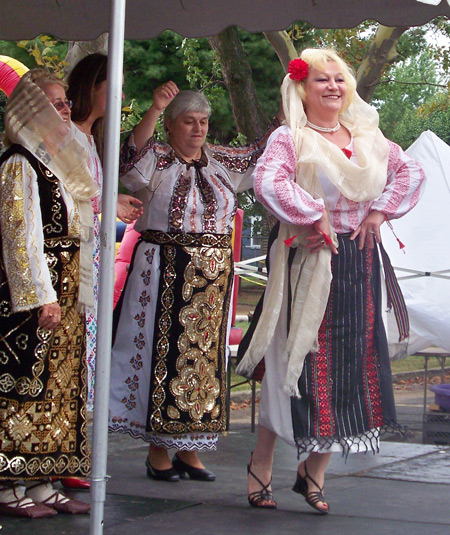 Traditional Romanian costumes at the Romanian Fest in Cleveland Ohio