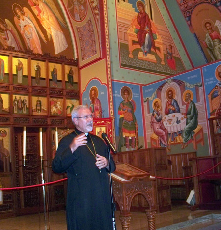 Father Remus Grama, Pastor of St. Mary Romanian Orthodox Cathedral in Cleveland Ohio