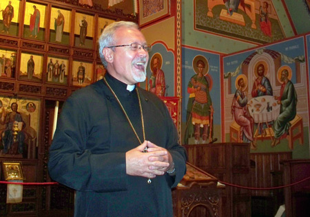 Father Remus Grama, Pastor of St. Mary Romanian Orthodox Cathedral in Cleveland Ohio