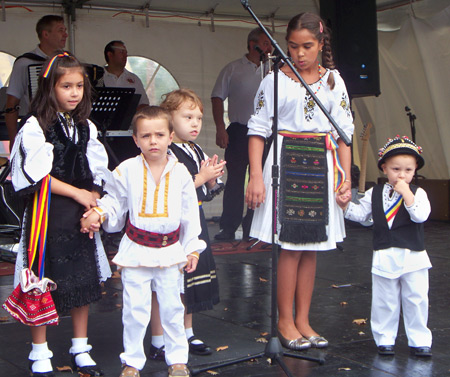 Traditional Romanian costumes at the Romanian Fest in Cleveland Ohio