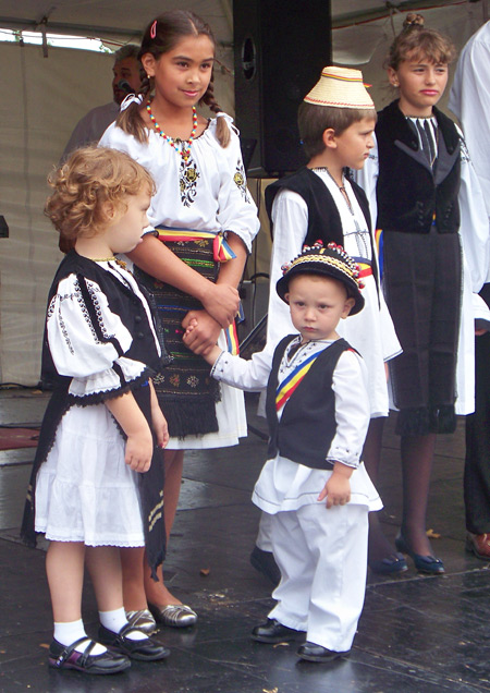 Traditional Romanian costumes at the Romanian Fest in Cleveland Ohio