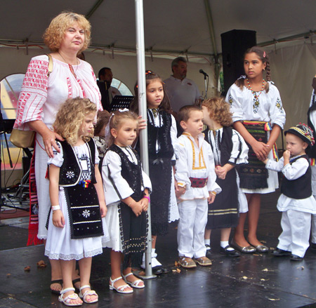 Traditional Romanian costumes at the Romanian Fest in Cleveland Ohio