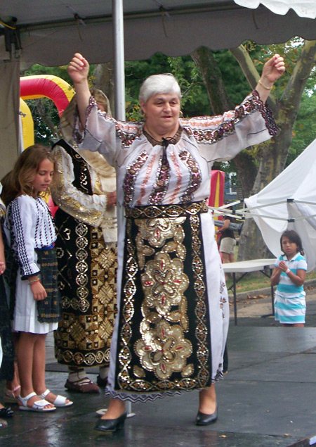 Traditional Romanian costumes at the Romanian Fest in Cleveland Ohio