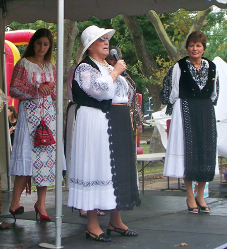 Traditional Romanian costumes at the Romanian Fest in Cleveland Ohio