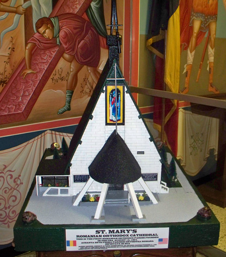 Model of St. Mary Romanian Orthodox Cathedral