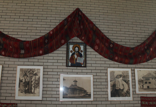 Artwork inside St Mary Romanian Orthodox Church in Cleveland Ohio