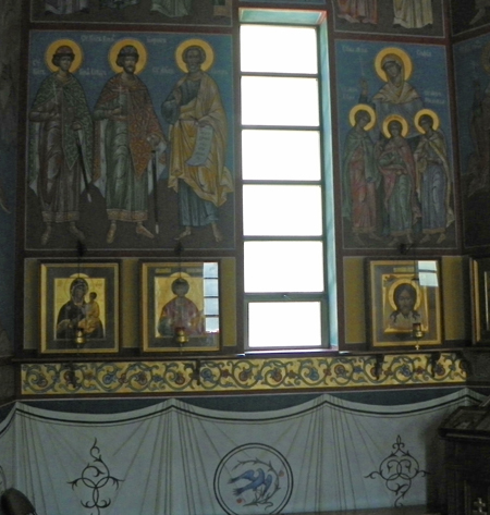 Inside St. Sergius of Radonezh Russian Orthodox Cathedral