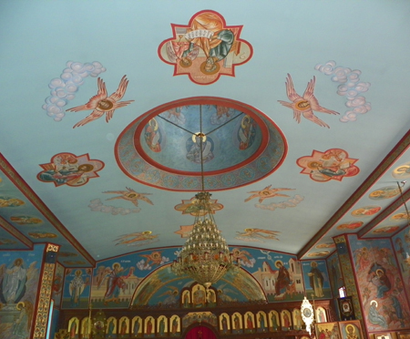 Ceiling of St. Sergius of Radonezh Russian Orthodox Cathedral
