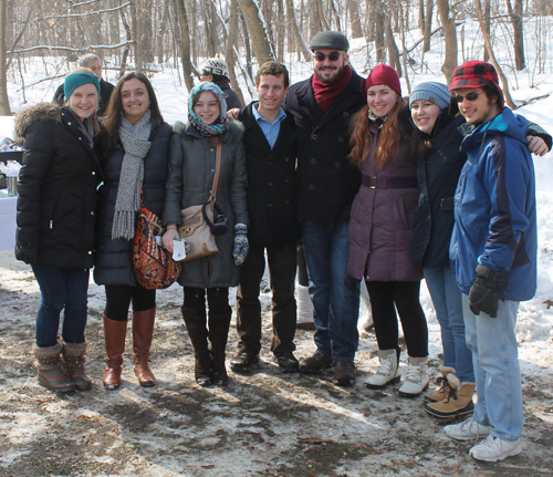 CWRU Russian Club at Maslenitsa in the Russian Cultural Garden in Cleveland