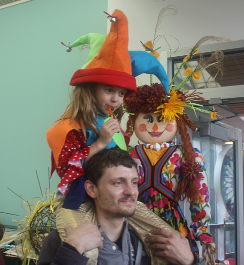 Russian costumes at  Maslenitsa celebration at the Rockefeller Greenhouse to benefit the Cleveland Russian Cultural Garden