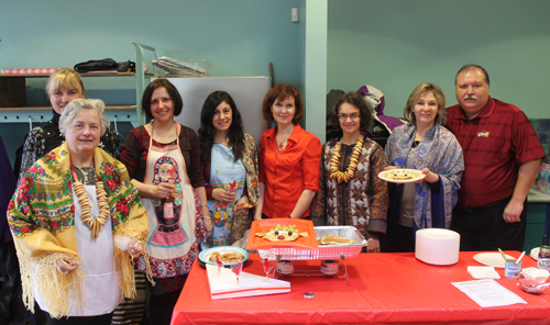 Maslenitsa workers -  Anna Mata, Svetlana Stolyarova, Olga Konkova, Paula Menguini, Natalia Khoretonenko, Varvara Boryushkina, Irina Vinogradsky and Boris Vinogradsky