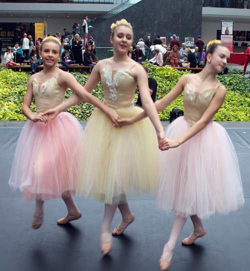 Young ladies from the Cleveland Ballet Youth Company 