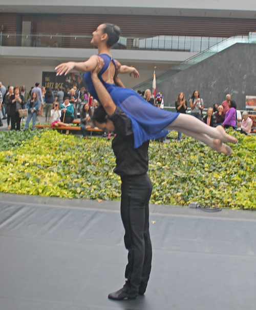Young lady and man from the Cleveland Ballet Youth Company 