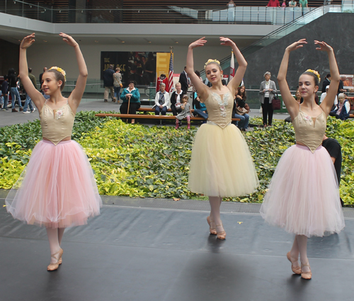 Young ladies from the Cleveland Ballet Youth Company 
