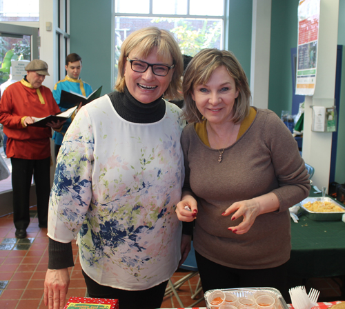 Russian Cultuakl Garden leaders Svetlana Stolyarova and Irina Vinogradsky