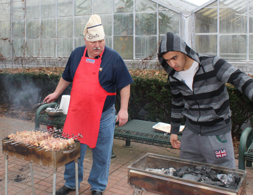 Cooking the Shashlyk