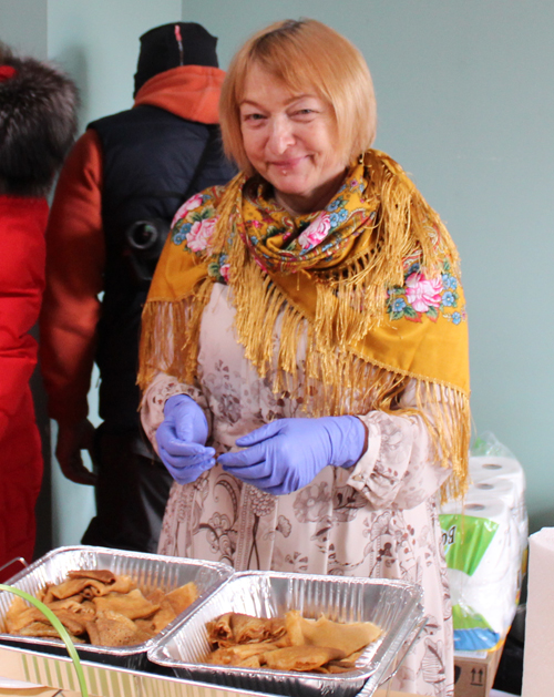 Maslenitsa volunteer