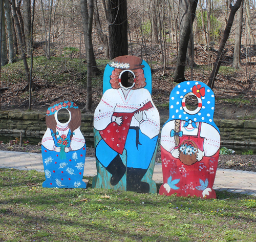 Russian Cultural Garden cutouts