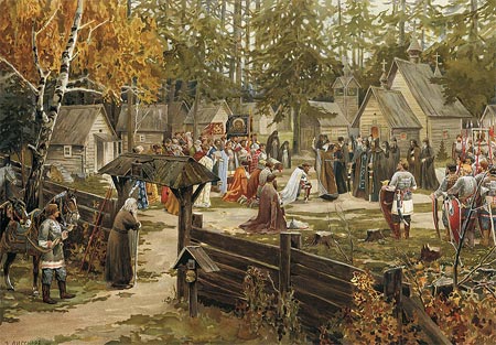 scene from medieval Russian history
