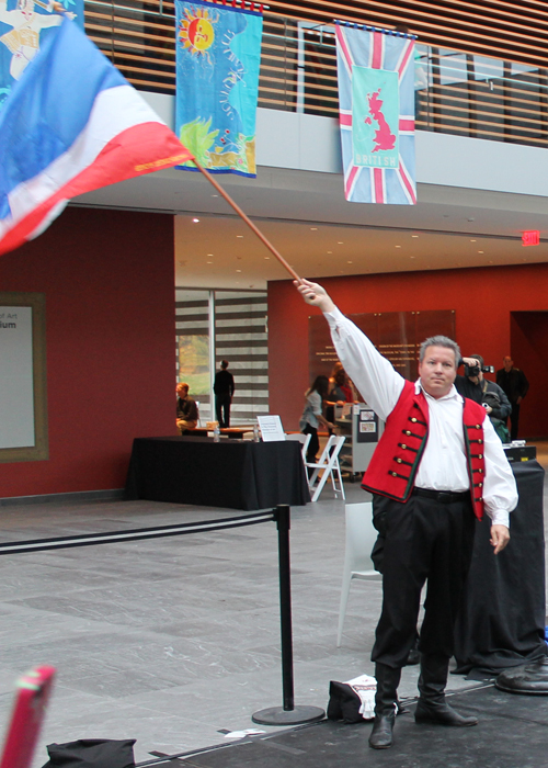 Rusyn Flag at Cleveland Art Museum