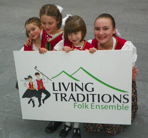 Living Traditions Folk Ensemble sign