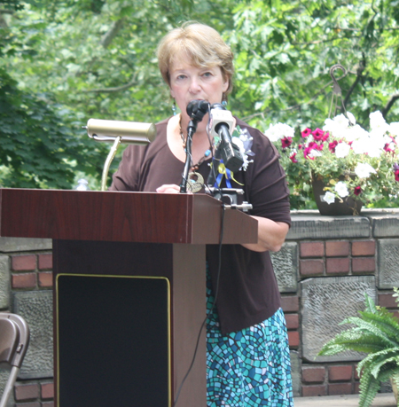 Bonnie Burke, President of the Cleveland Chapter of the Carpatho-Rusyn Society