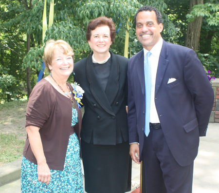 Bonnie Burke, Laurel Tombazzi and Councilman Jeff Johnson