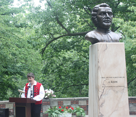 Rev James Batcha in Cleveland Rusyn Garden