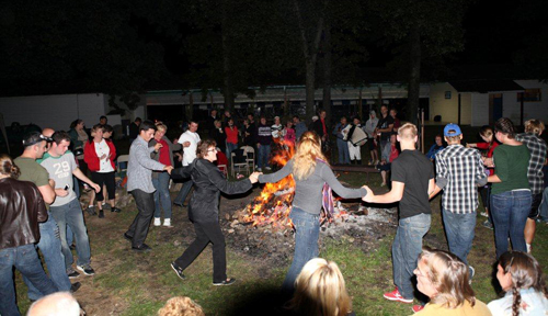 Bonfire at Rusyn Vatra