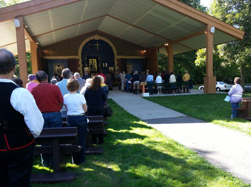 Divine Liturgy at Rusyn Vatra