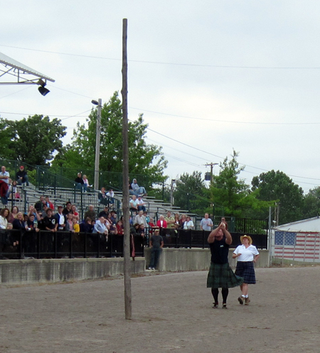 Caber Toss at 2011 Ohio Scottish Games