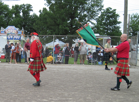 Claus Clan marching in