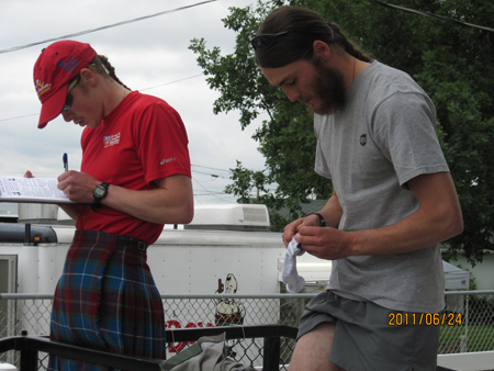 Kilted Mile contestants