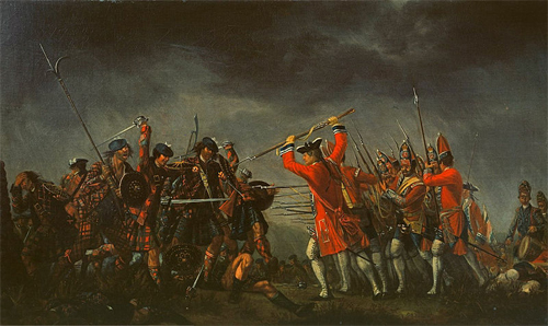 The Battle of Culloden (1746) by David Morier, oil on canvas.