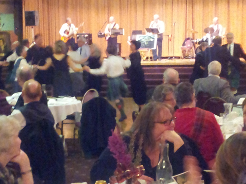 Dancing at Annual Robert Burns Dinner in Cleveland 2013