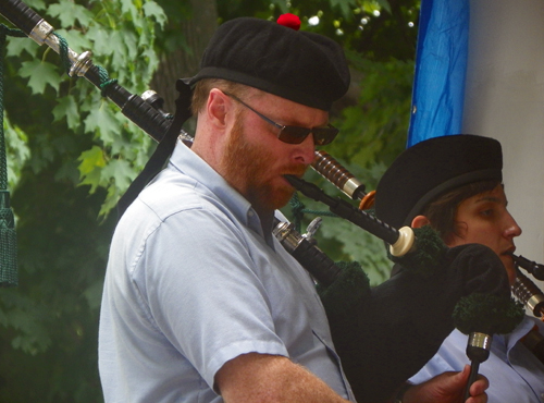 Dan Stewart of Geauga Highlanders Pipes & Drums