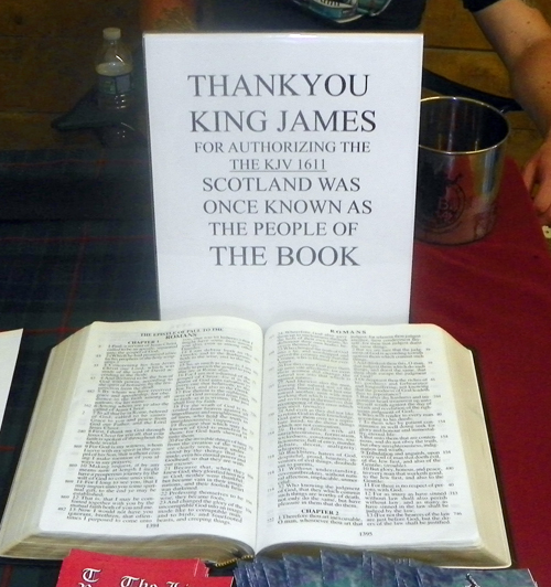 King James Bible - Scottish heritage