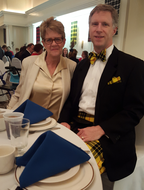 Gordon at Scottish Heritage Association of Northeast Ohio Robert Burns dinner