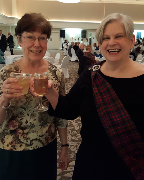 Toast at Scottish Heritage Association of Northeast Ohio Robert Burns dinner