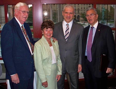Glenn and Jenny Brown with President Tadic and Alex Machaskee